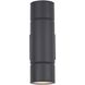 Taylin 2 Light 13 inch Black Outdoor Up/Down Light