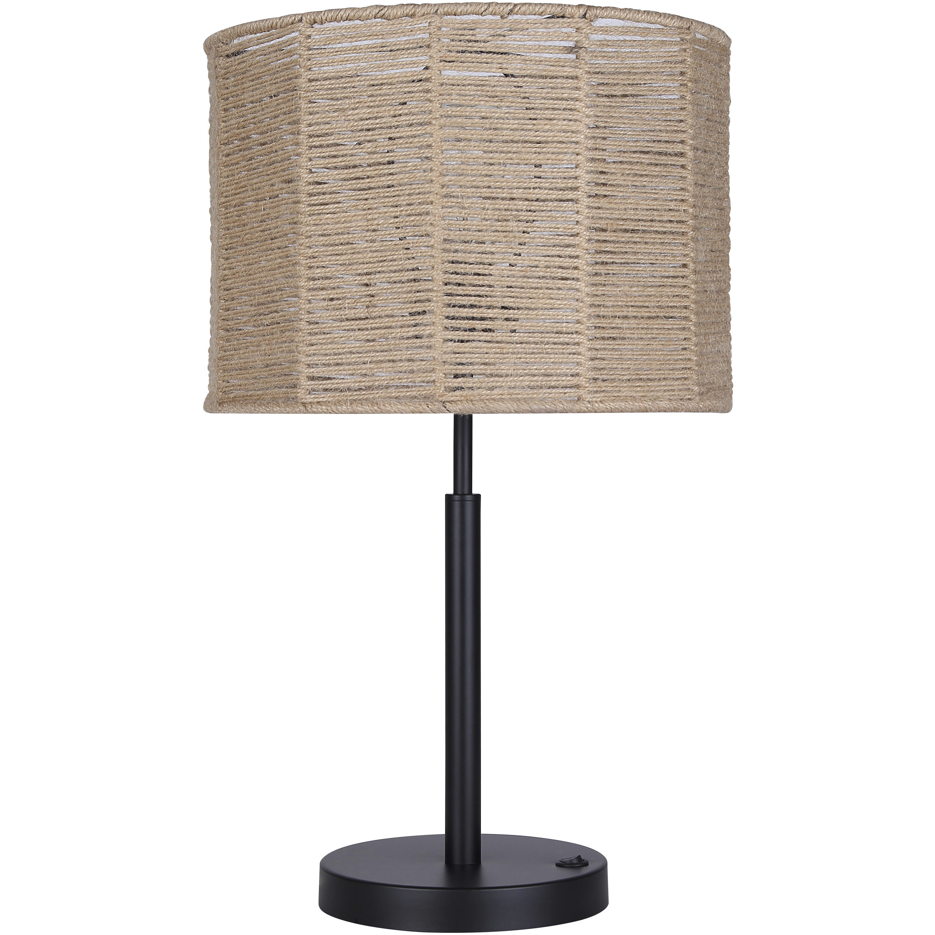 Lano 24 inch 60.00 watt Matte Black Table Lamp Portable Light