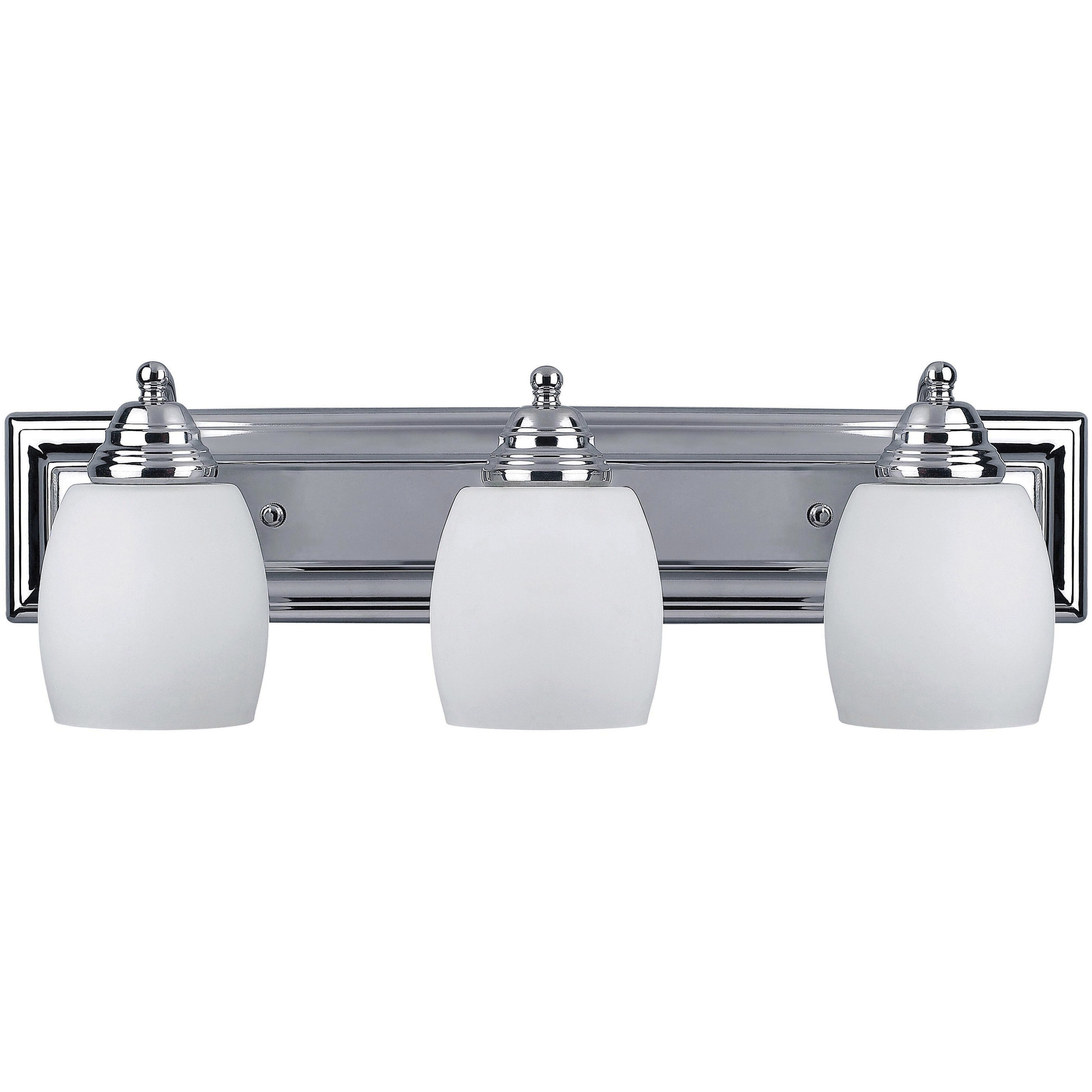 Madison 3 Light 24 inch Chrome Vanity Light Wall Light
