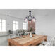 Madison 1 Light 6 inch Graphite Pendant Ceiling Light