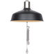 Bello 1 Light 10 inch Brushed Nickel/Matte Black Wall Fixture Wall Light