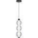 Melody LED 5.13 inch Black Pendant Ceiling Light