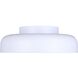 Zaria LED 13.88 inch White Flush Mount Ceiling Light