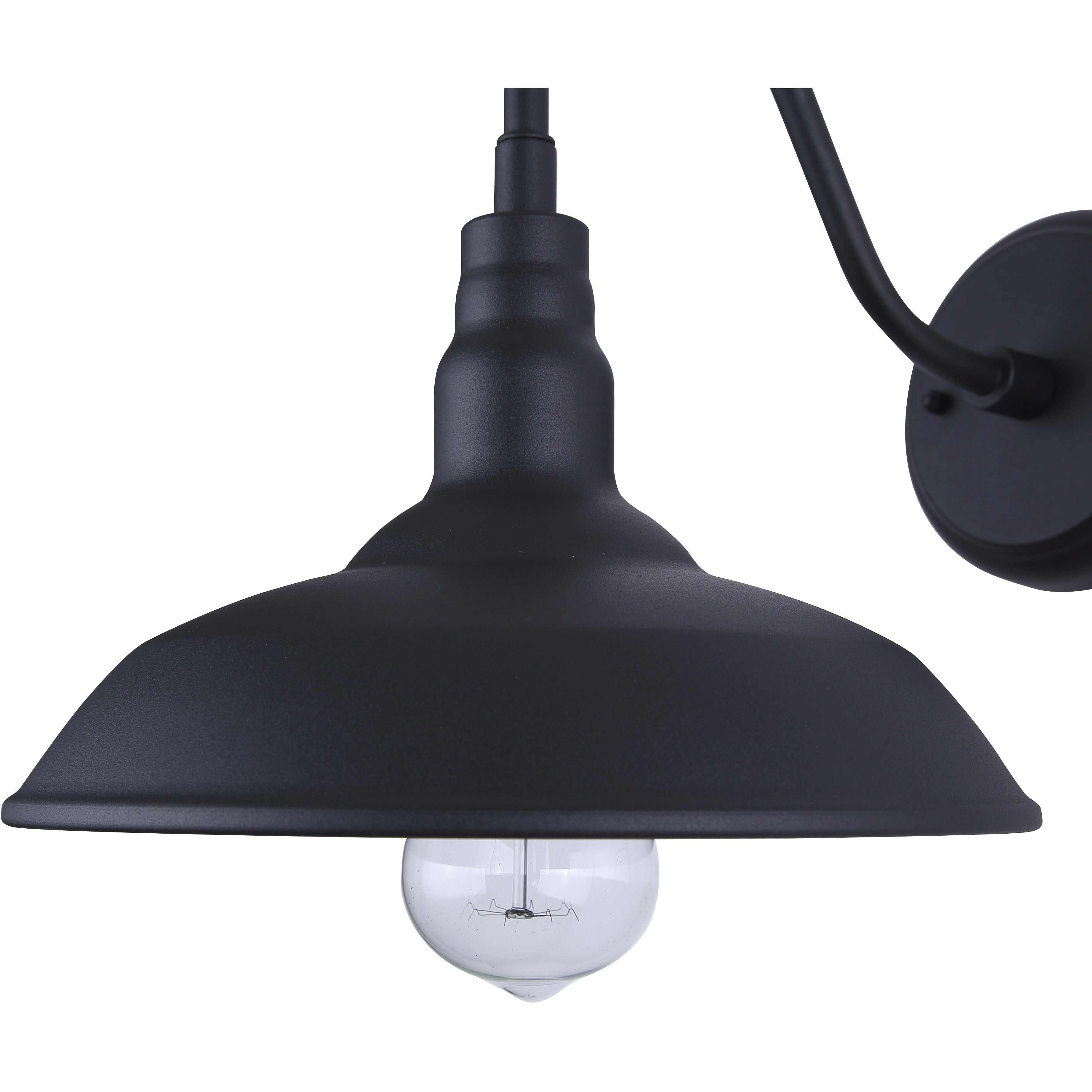 Hattie 1 Light 10 inch Sand Black Outdoor Wall Lantern