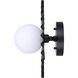 Payton 3 Light 28.5 inch Black Vanity Light Wall Light