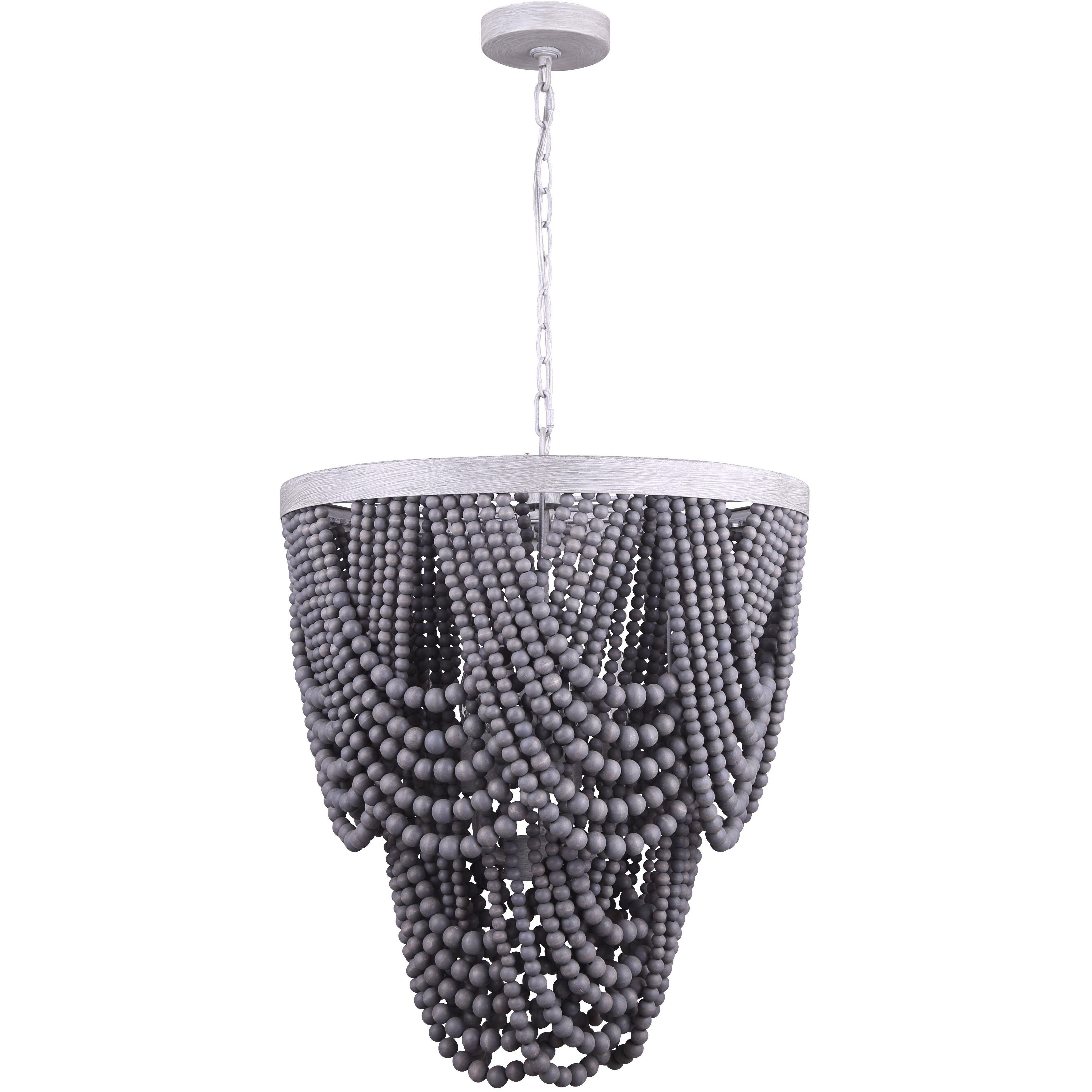 Solana 5 Light 18.5 inch Grey Chandelier Ceiling Light