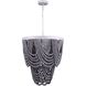 Solana 5 Light 18.5 inch Grey Chandelier Ceiling Light
