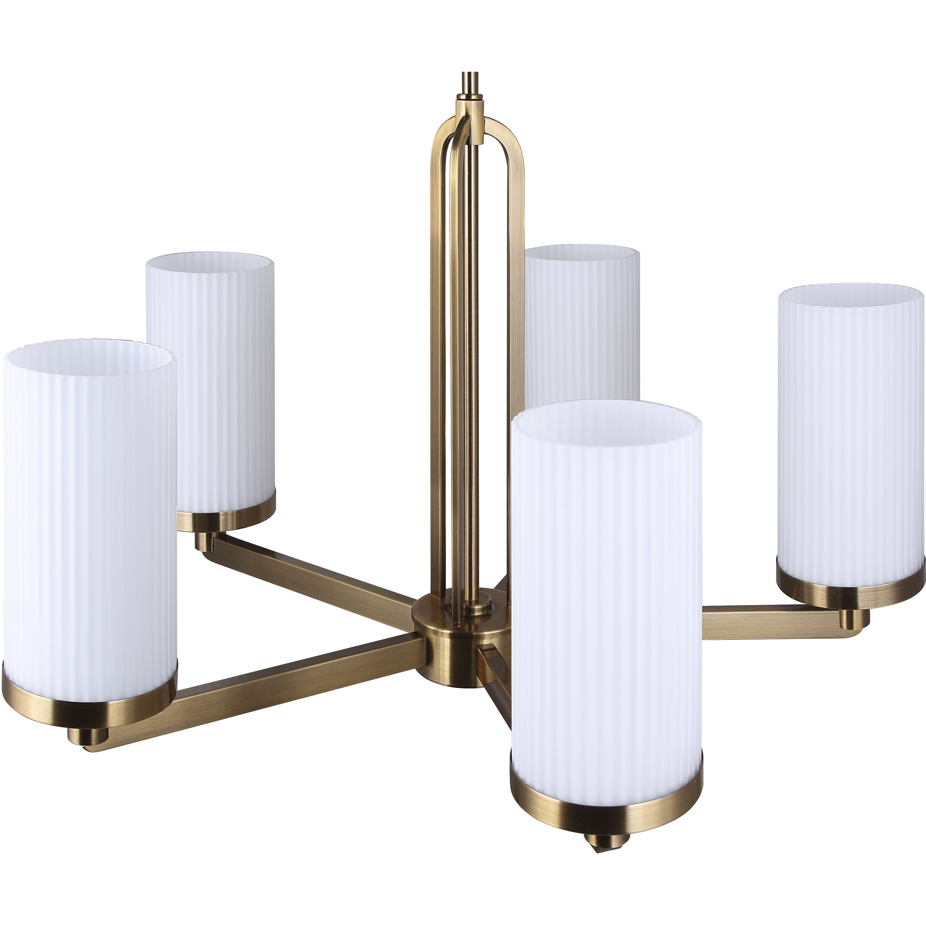 Kinslea 5 Light 25.63 inch Gold Chandelier Ceiling Light