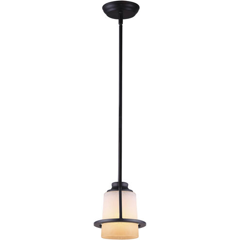 Madison 1 Light 7 inch Rubbed Antique Bronze Pendant Light Ceiling Light
