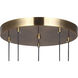 Lavene LED 14.63 inch Gold Pendant Ceiling Light