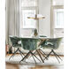 Daxton 3 Light 20 inch Matte White and Gold Chandelier Ceiling Light