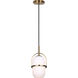 Eve 1 Light 6 inch Gold Pendant Ceiling Light