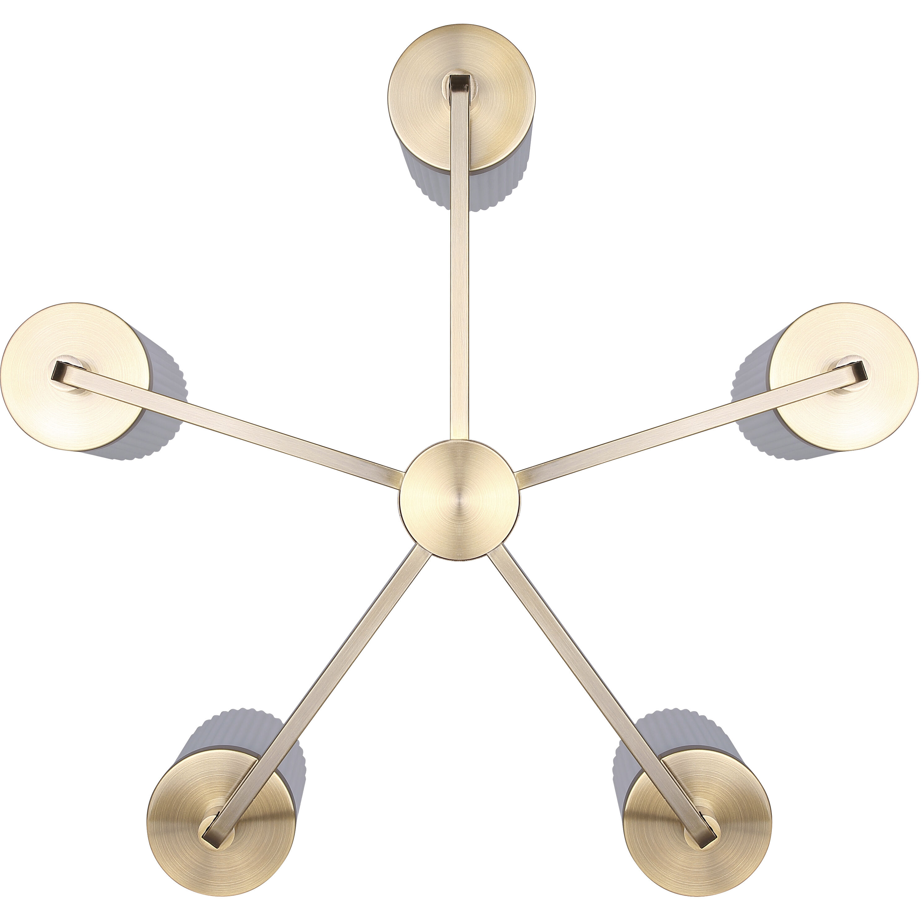 Kinslea 5 Light 25.63 inch Gold Chandelier Ceiling Light