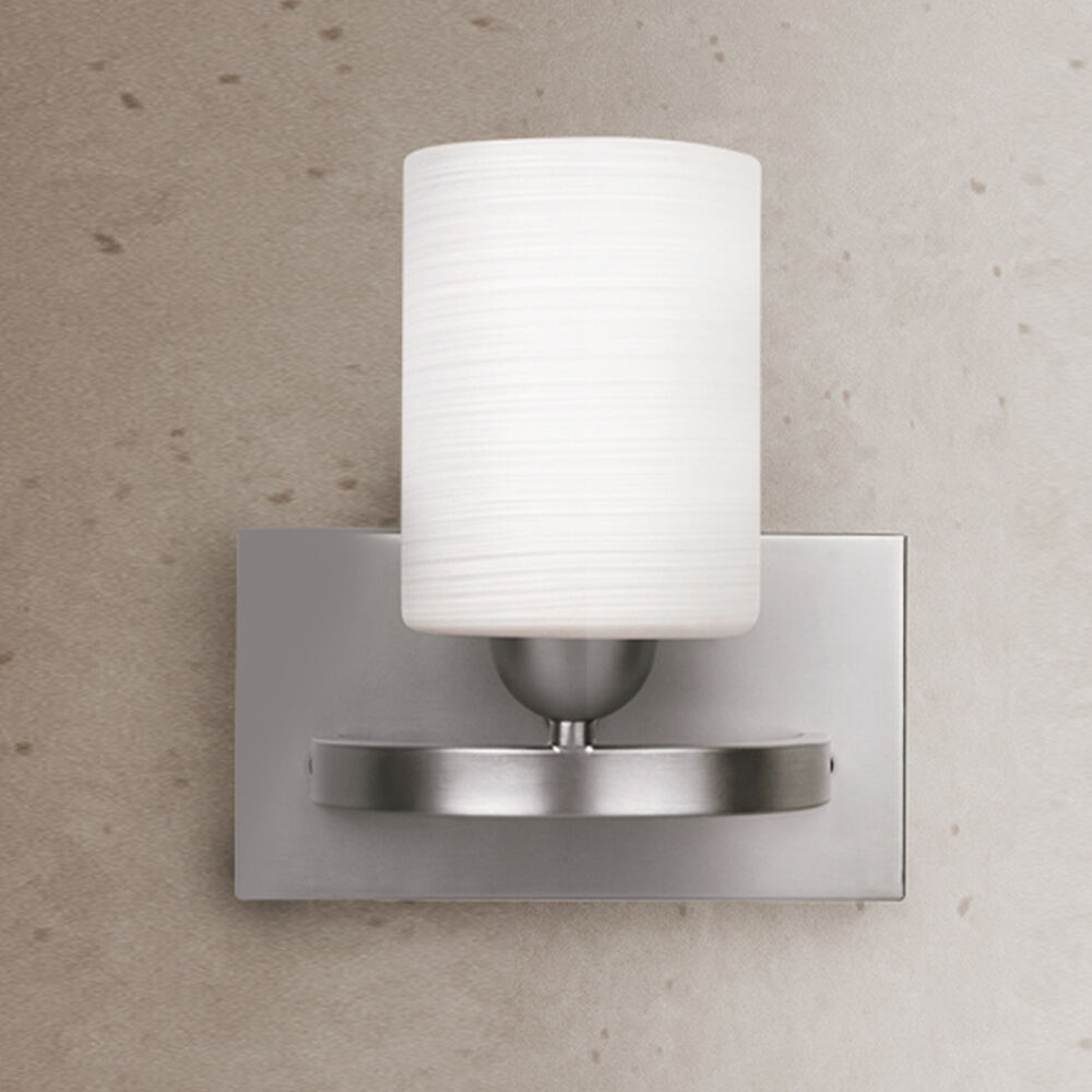 Madison 1 Light 8 inch Brushed Pewter Vanity Light Wall Light