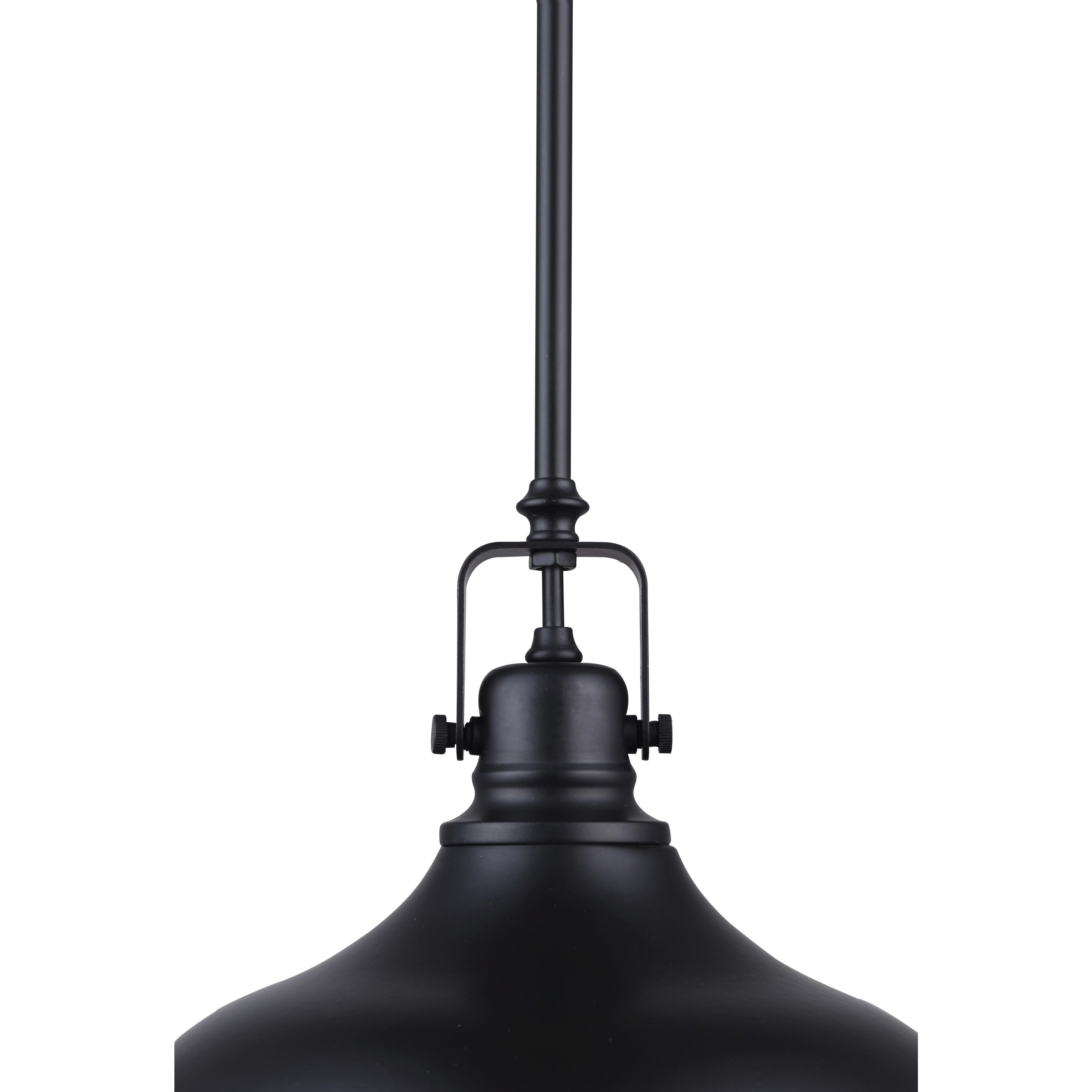 Madison LED 12 inch Black Pendant Ceiling Light