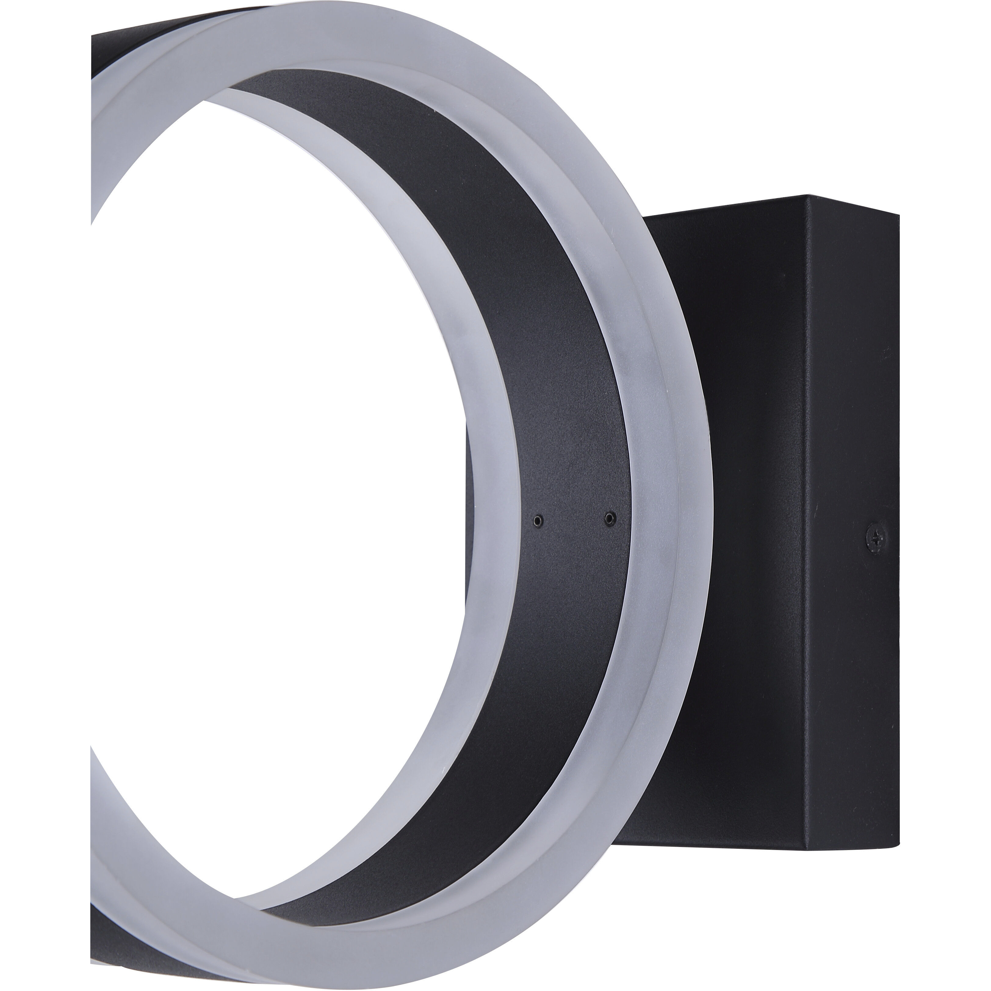 Franco LED 4.38 inch Black Outdoor Lantern