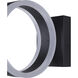 Franco LED 4.38 inch Black Outdoor Lantern