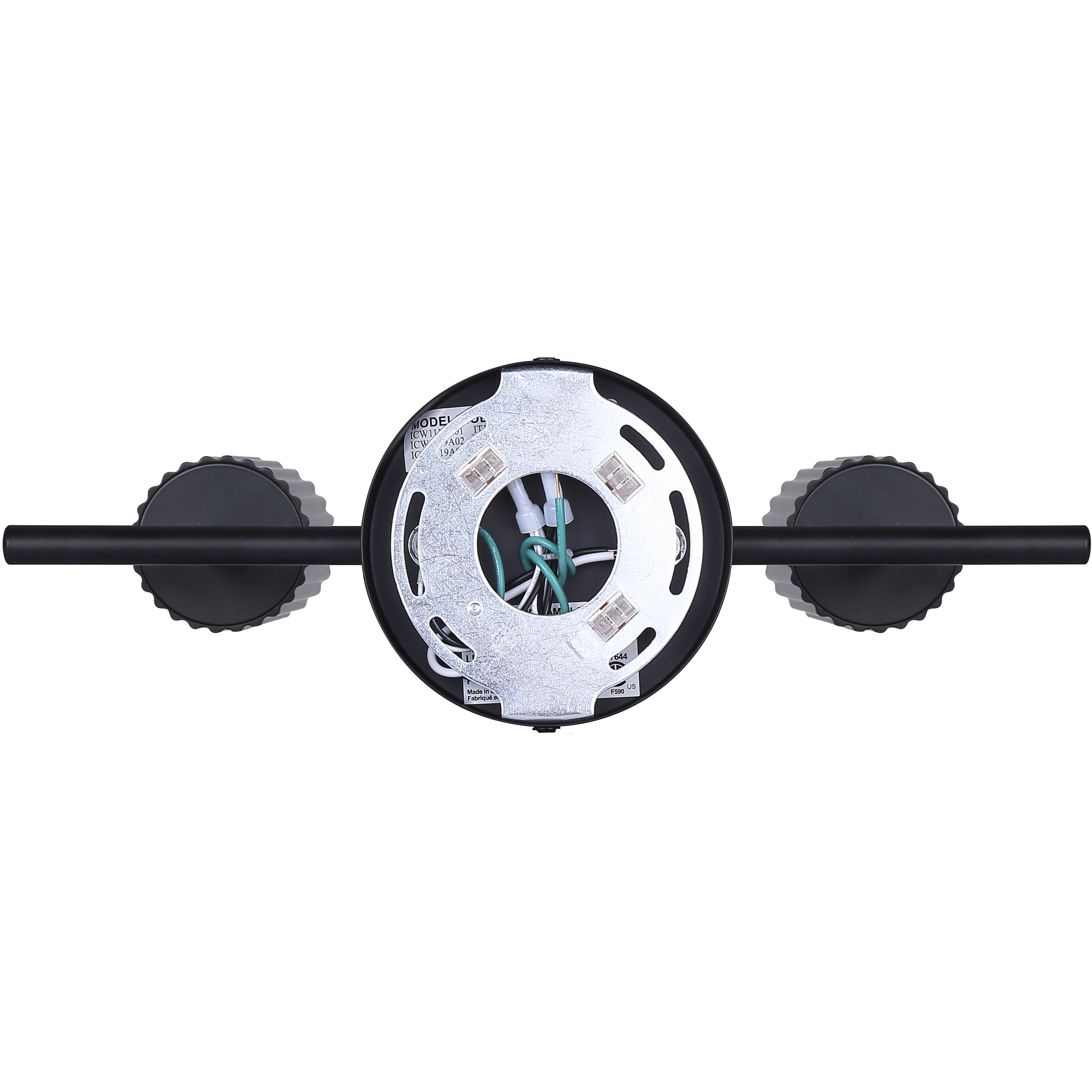 Rexton 2 Light Black Track Lighting Ceiling Light