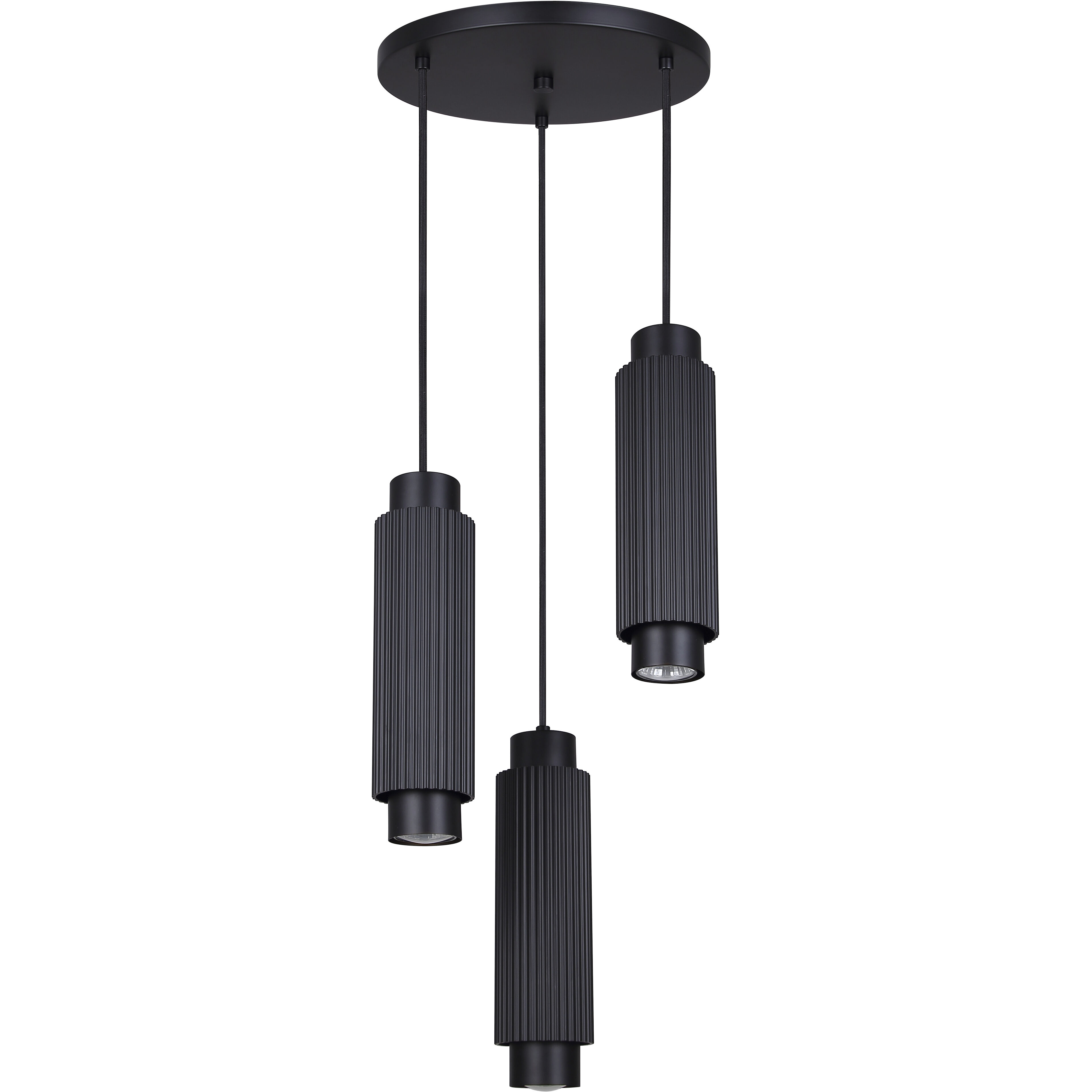 Cohen 3 Light 13 inch Black Pendant Ceiling Light