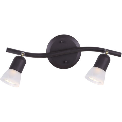 James 2 Light 120 Oil Rubbed Bronze Track Lighting Ceiling Light