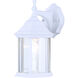Madison 1 Light 8 inch White Outdoor Lantern, Downlight