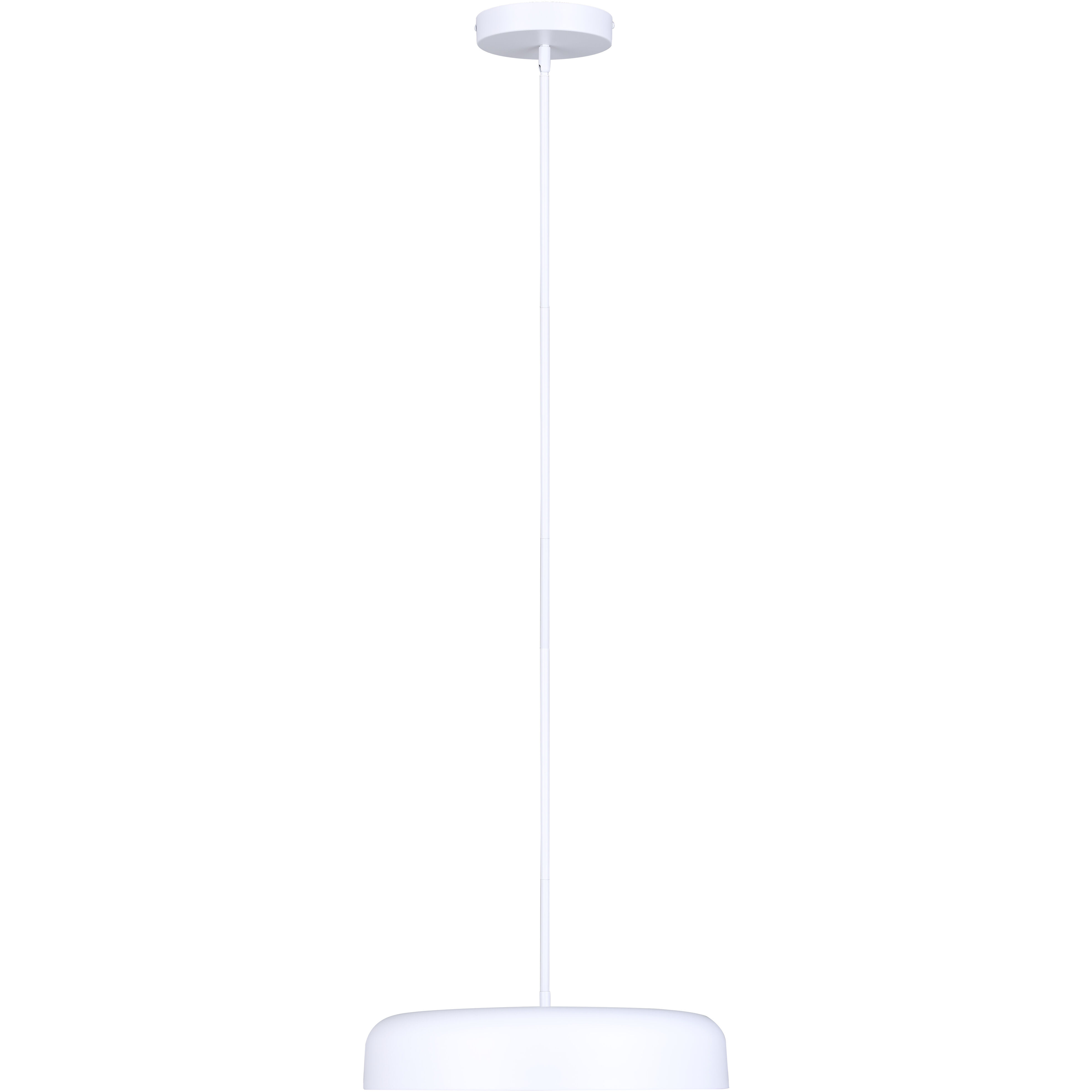 Zaria LED 18.25 inch White Chandelier Ceiling Light