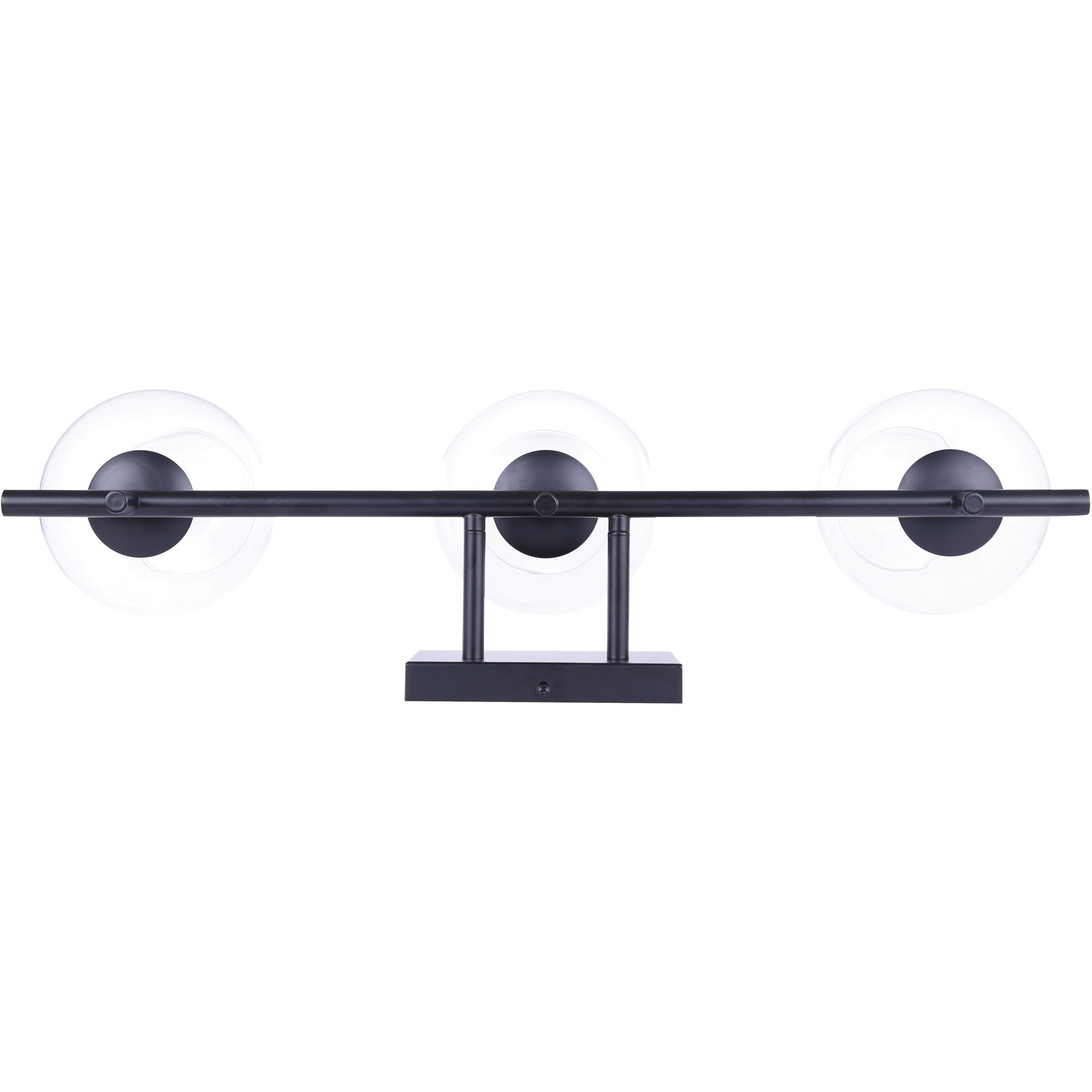 Madison 3 Light 25 inch Black Vanity Light Wall Light