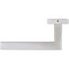 Bishop 7 inch Brushed Nickel Toilet Paper Holder