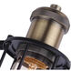Madison 2 Light Black And Gold Track Ceiling Light