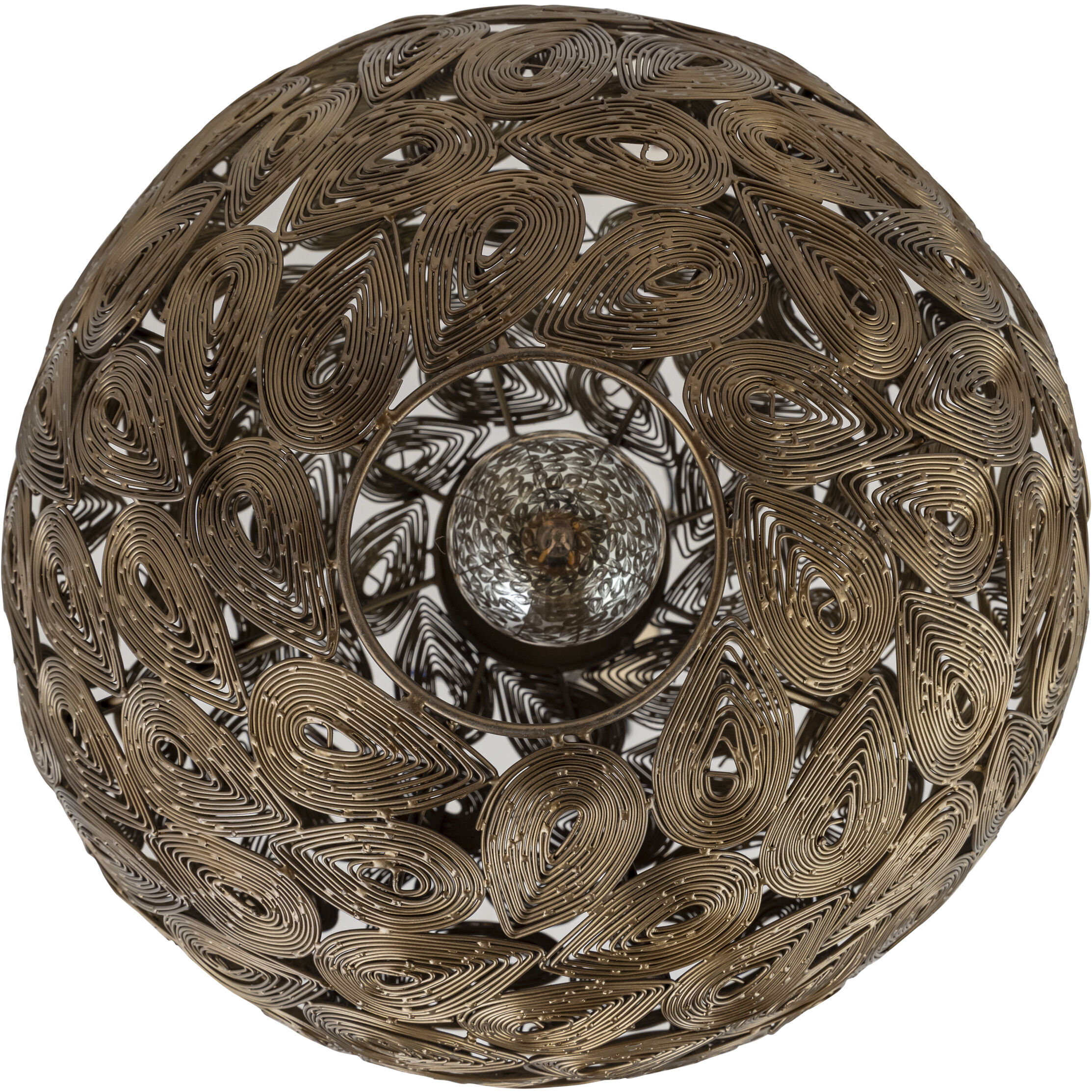 Kora 1 Light 15 inch Antique Brass Pendant Ceiling Light