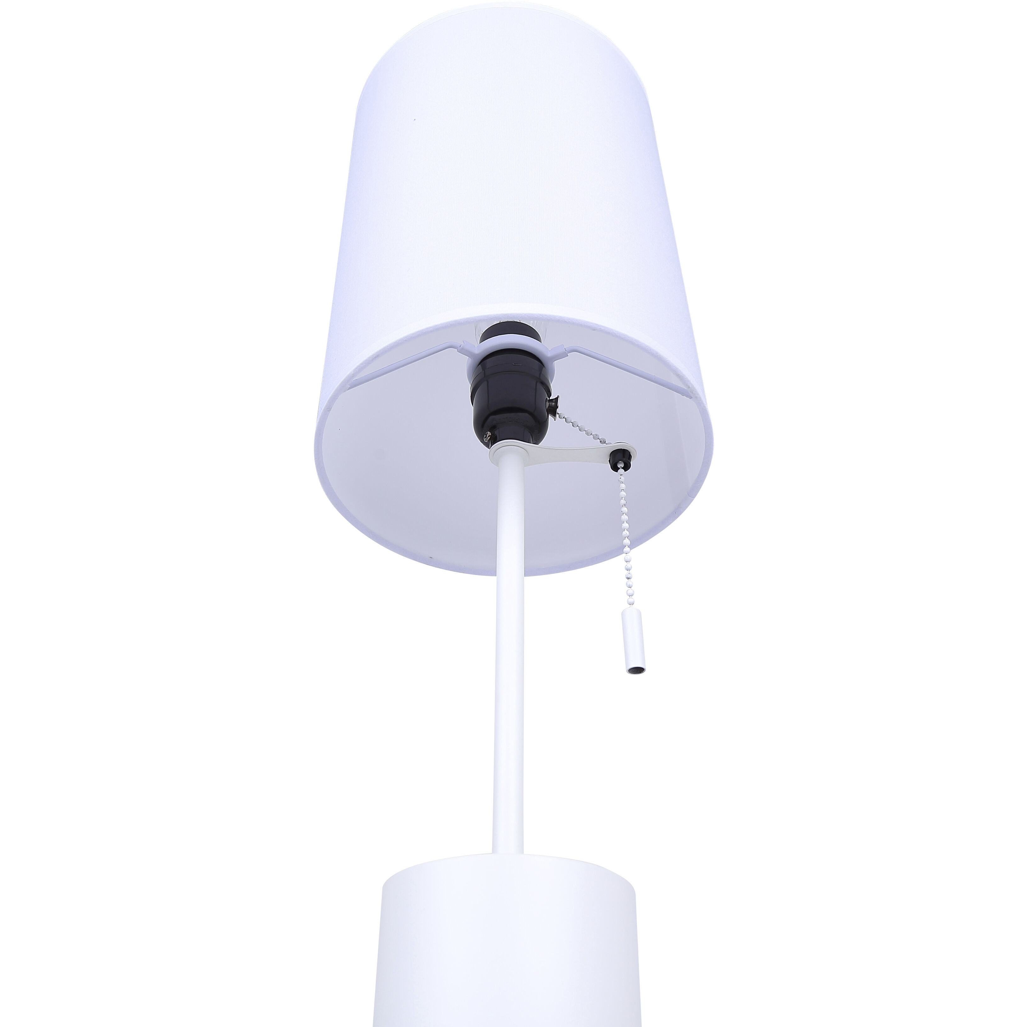 Flint 23 inch 60.00 watt White Table Lamp Portable Light