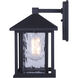 Madison 1 Light 11 inch Black Outdoor Post Light