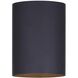Owynn 1 Light 8.63 inch Black Outdoor Wall Light