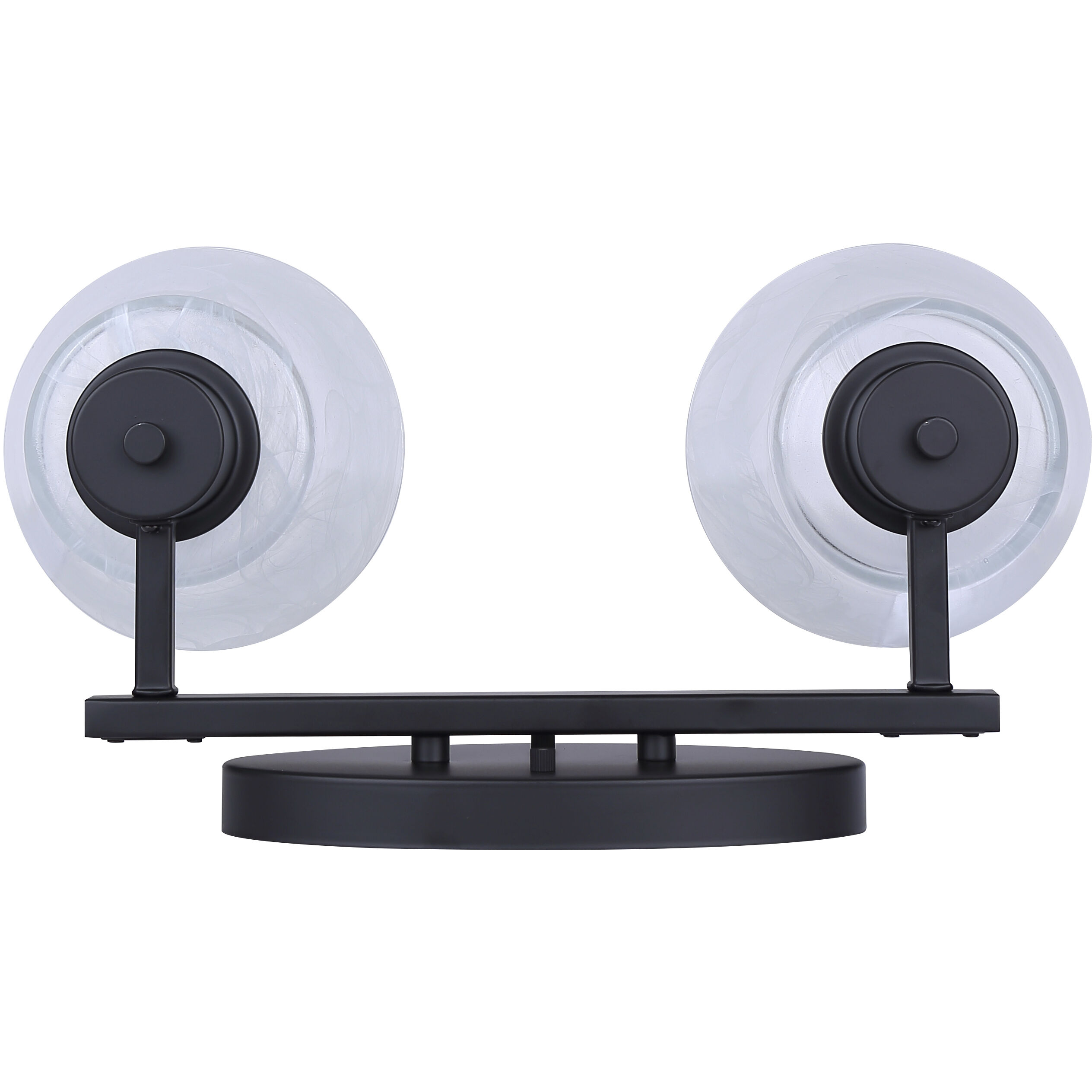 Luelle 2 Light 16 inch Black Vanity Light Wall Light