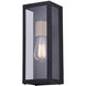 Kilian 1 Light 13 inch Black/Rope Outdoor Down Light