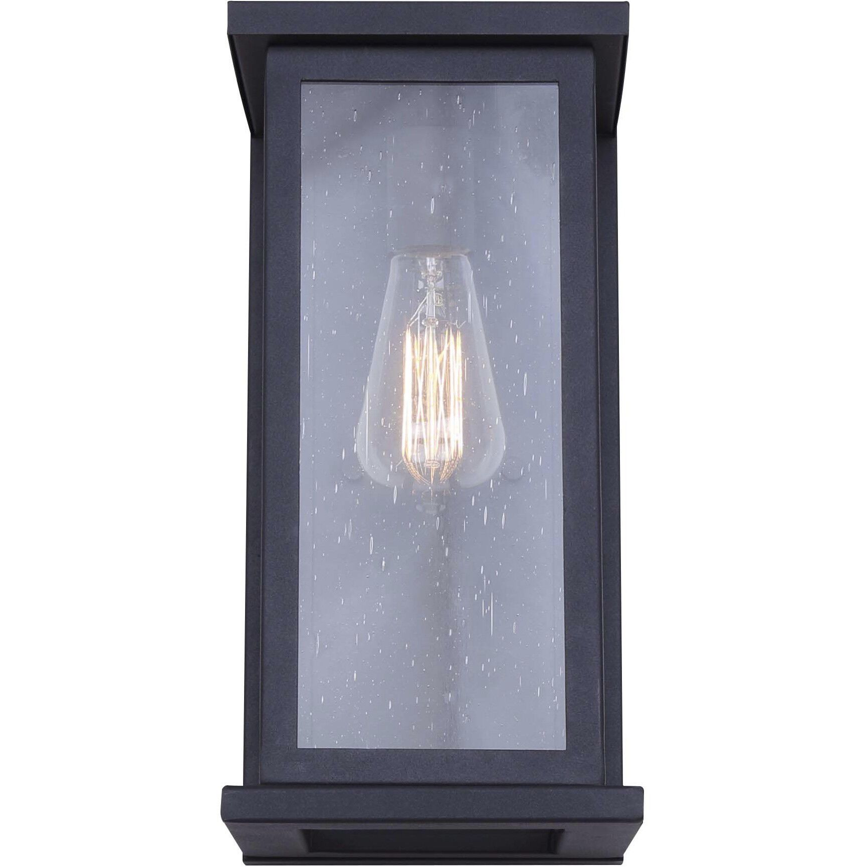 Sawyer 1 Light 13.25 inch Black Outdoor Wall Light
