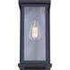 Sawyer 1 Light 13.25 inch Black Outdoor Wall Light