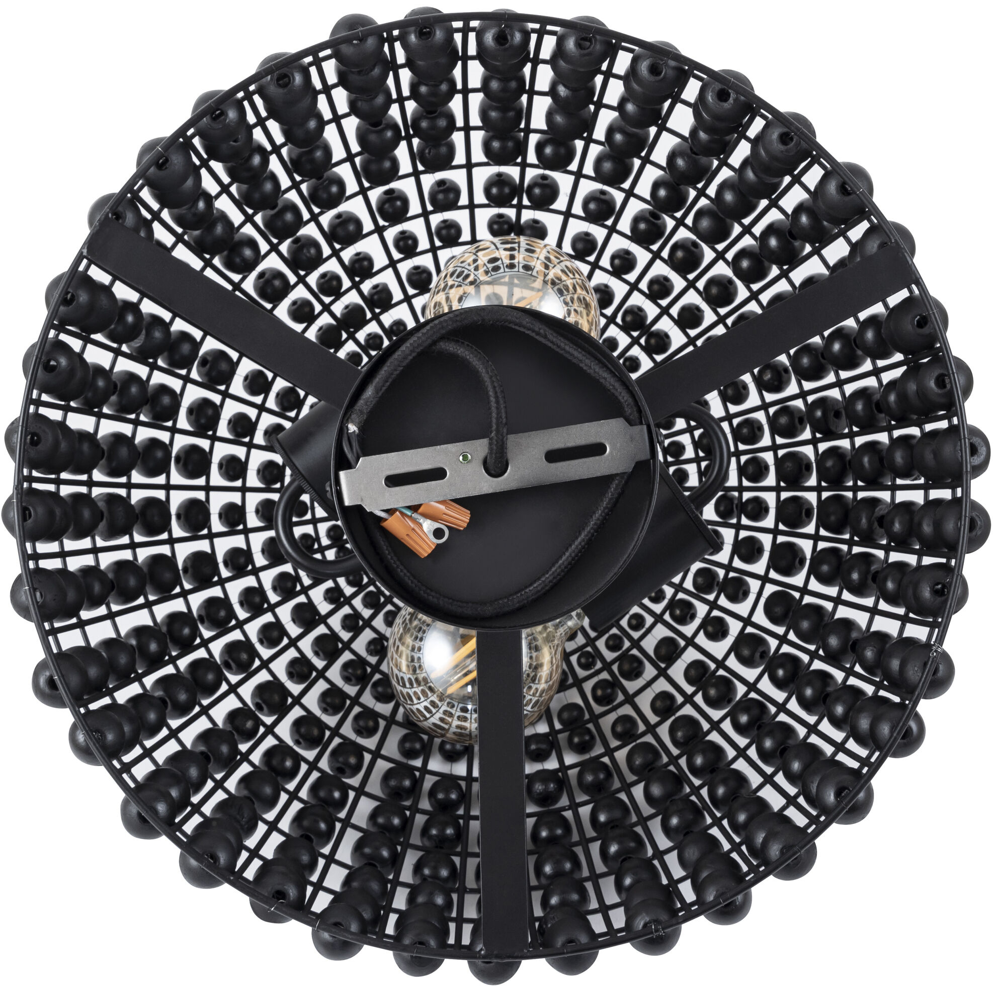 Burkley 2 Light 16 inch Matte Black Semi-Flush Mount Ceiling Light