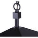 Rossland 2 Light 8.5 inch Matte Black Outdoor Pendant Light