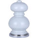 Biely 22.75 inch 100.00 watt Light Blue Table Lamp Portable Light