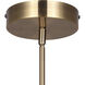 Keaton LED 33.5 inch Gold Chandelier Ceiling Light