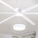 Fanbos LED White Industrial Fan Light Kit