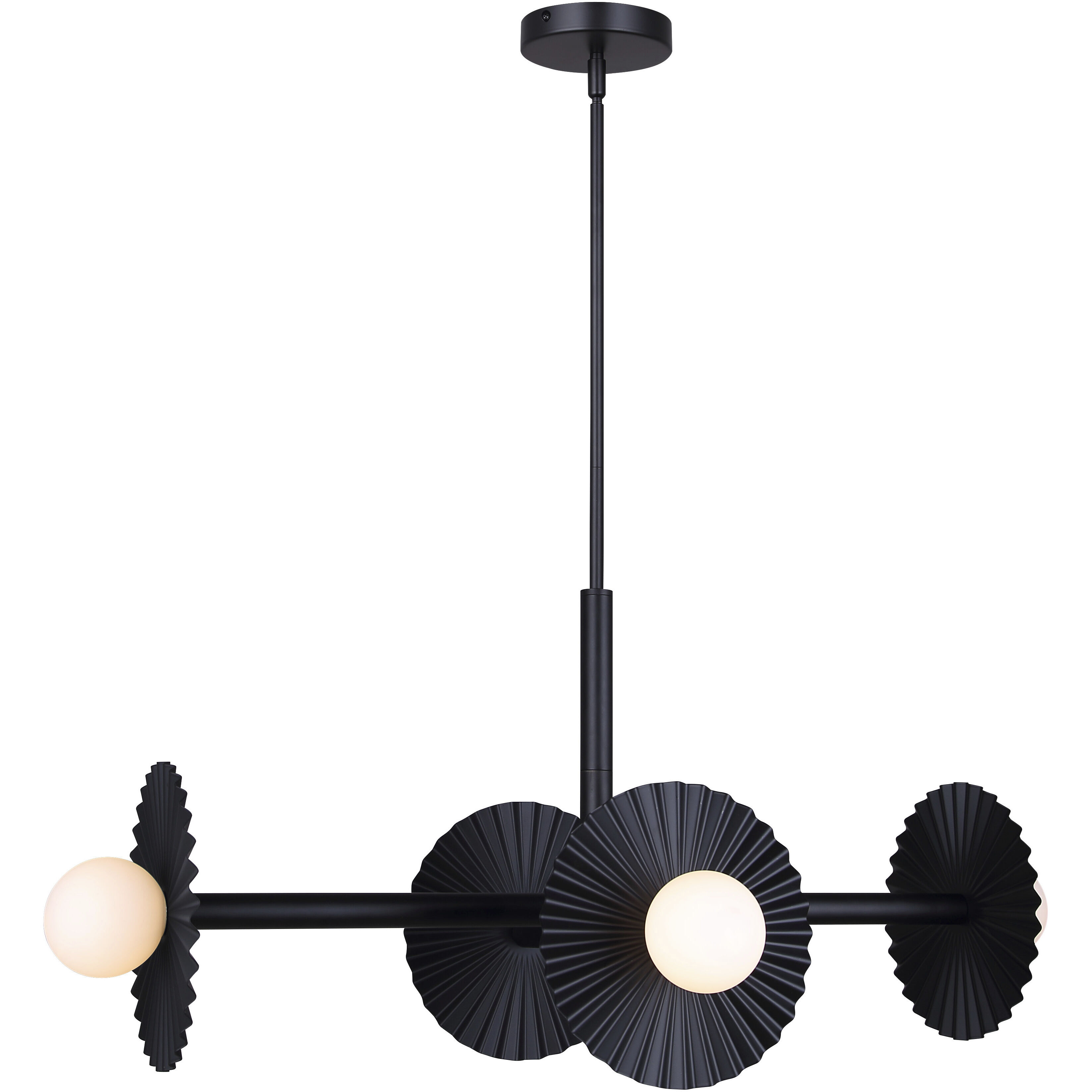 Payton 4 Light 16.88 inch Black Chandelier Ceiling Light