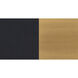Elsee 1 Light Black/Gold Track Lighting Ceiling Light