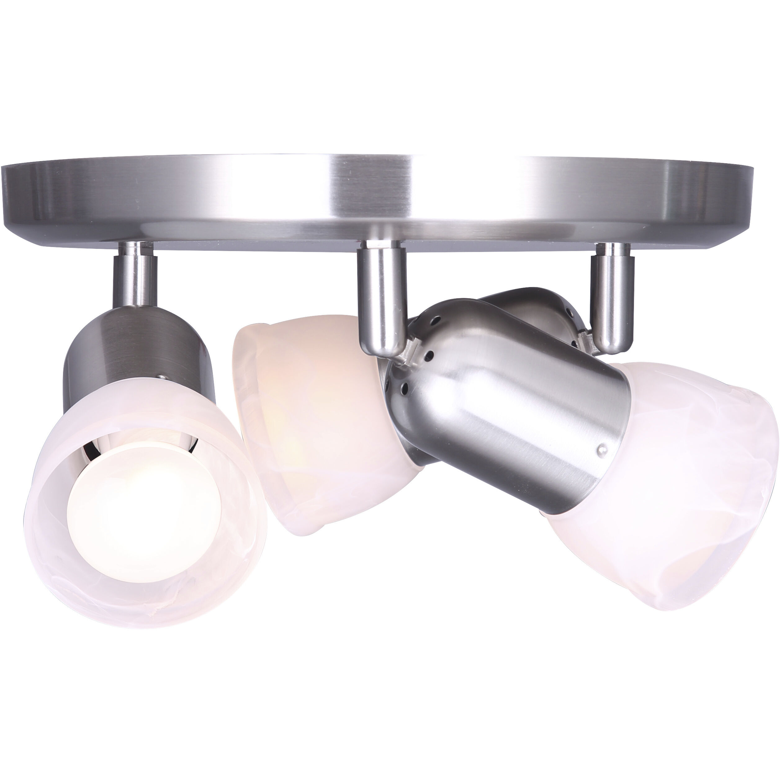 Jasper 3 Light Brushed Pewter Track Lighting Ceiling Light