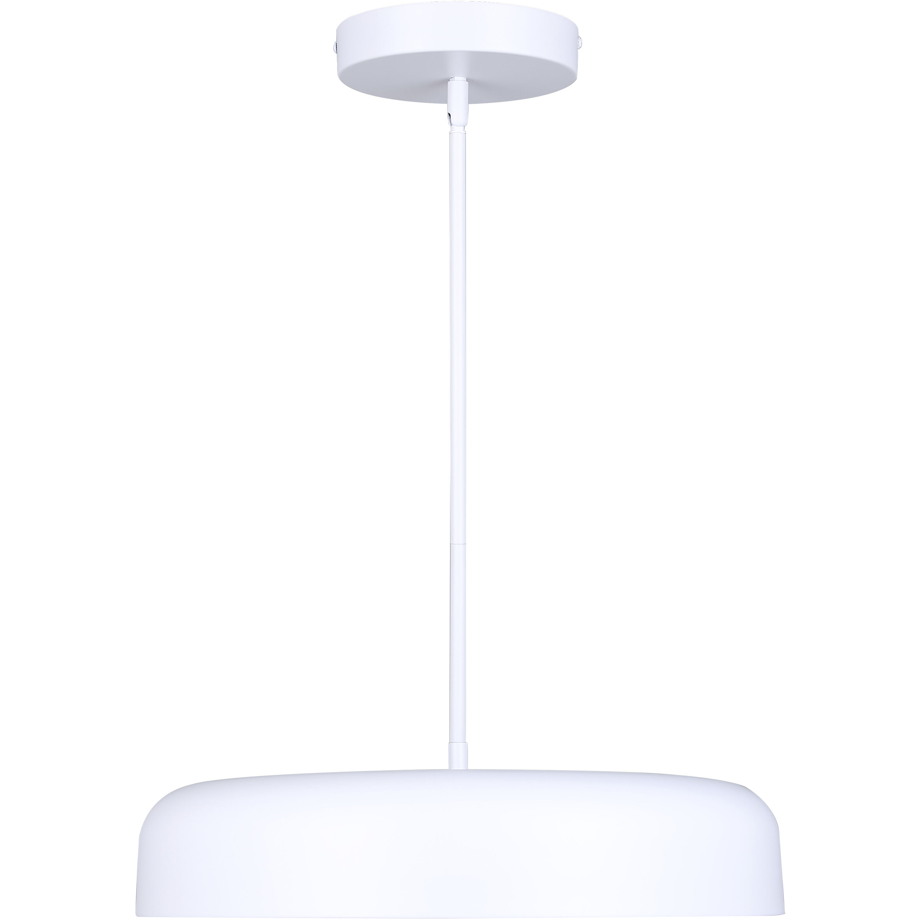 Zaria LED 18.25 inch White Chandelier Ceiling Light