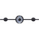 Rexton 3 Light Black Track Lighting Ceiling Light