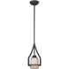 Madison 1 Light 7 inch Rubbed Antique Bronze Pendant Light Ceiling Light