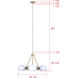 Monroe 5 Light 30.25 inch Gold Chandelier Ceiling Light