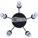 Benson 5 Light 23 inch Black Chandelier Ceiling Light